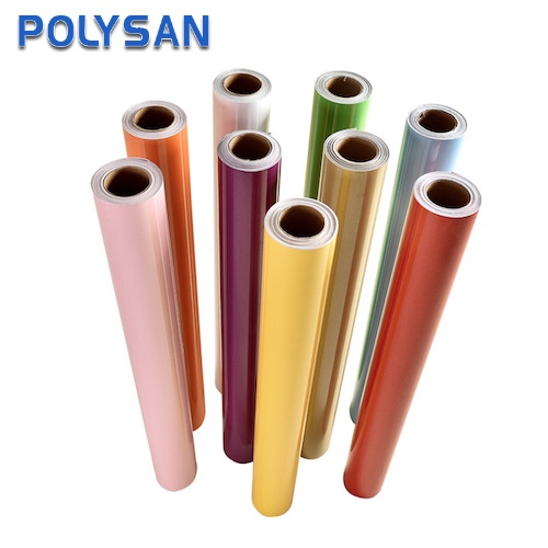 Kendinden Yapışkanlı Düz Renkli Laminasyon PVC Dekoratif Vinil Film